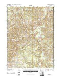 Burnside Pennsylvania Historical topographic map, 1:24000 scale, 7.5 X 7.5 Minute, Year 2013
