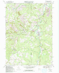 Burnside Pennsylvania Historical topographic map, 1:24000 scale, 7.5 X 7.5 Minute, Year 1968