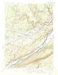 Bushkill Pennsylvania Historical topographic map, 1:31680 scale, 7.5 X 7.5 Minute, Year 1947