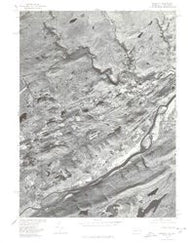 Bushkill Pennsylvania Historical topographic map, 1:24000 scale, 7.5 X 7.5 Minute, Year 1976