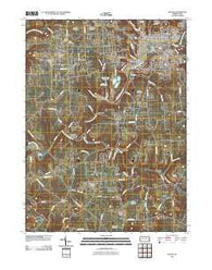 Butler Pennsylvania Historical topographic map, 1:24000 scale, 7.5 X 7.5 Minute, Year 2010