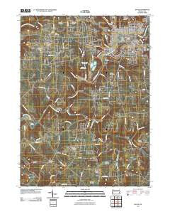 Butler Pennsylvania Historical topographic map, 1:24000 scale, 7.5 X 7.5 Minute, Year 2010
