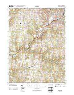 Butler Pennsylvania Historical topographic map, 1:24000 scale, 7.5 X 7.5 Minute, Year 2013
