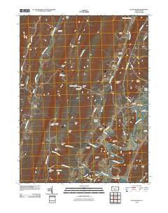 Butler Knob Pennsylvania Historical topographic map, 1:24000 scale, 7.5 X 7.5 Minute, Year 2010
