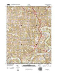 California Pennsylvania Historical topographic map, 1:24000 scale, 7.5 X 7.5 Minute, Year 2013