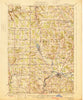Cambridge Springs Pennsylvania Historical topographic map, 1:62500 scale, 15 X 15 Minute, Year 1925