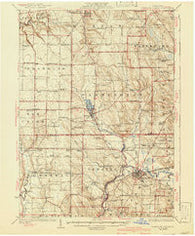 Cambridge Springs Pennsylvania Historical topographic map, 1:62500 scale, 15 X 15 Minute, Year 1925