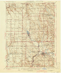 Cambridge Springs Pennsylvania Historical topographic map, 1:62500 scale, 15 X 15 Minute, Year 1925