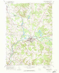Cambridge Springs Pennsylvania Historical topographic map, 1:24000 scale, 7.5 X 7.5 Minute, Year 1968