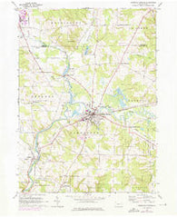 Cambridge Springs Pennsylvania Historical topographic map, 1:24000 scale, 7.5 X 7.5 Minute, Year 1968
