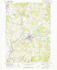 Cambridge Springs Pennsylvania Historical topographic map, 1:24000 scale, 7.5 X 7.5 Minute, Year 1968