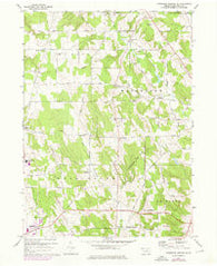 Cambridge Springs NE Pennsylvania Historical topographic map, 1:24000 scale, 7.5 X 7.5 Minute, Year 1967