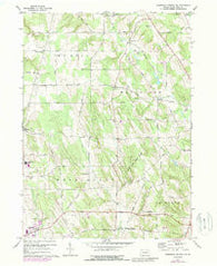 Cambridge Springs NE Pennsylvania Historical topographic map, 1:24000 scale, 7.5 X 7.5 Minute, Year 1967