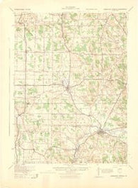 Cambridge Springs Pennsylvania Historical topographic map, 1:62500 scale, 15 X 15 Minute, Year 1943