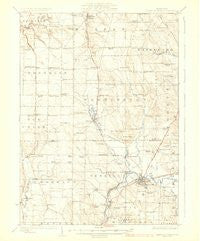 Cambridge Springs Pennsylvania Historical topographic map, 1:62500 scale, 15 X 15 Minute, Year 1925