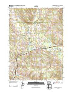 Cambridge Springs Pennsylvania Historical topographic map, 1:24000 scale, 7.5 X 7.5 Minute, Year 2013