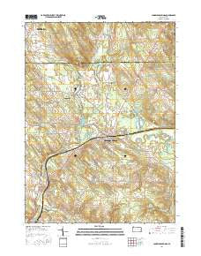 Cambridge Springs Pennsylvania Current topographic map, 1:24000 scale, 7.5 X 7.5 Minute, Year 2016