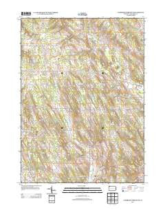 Cambridge Springs NE Pennsylvania Historical topographic map, 1:24000 scale, 7.5 X 7.5 Minute, Year 2013