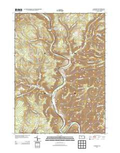 Cameron Pennsylvania Historical topographic map, 1:24000 scale, 7.5 X 7.5 Minute, Year 2013