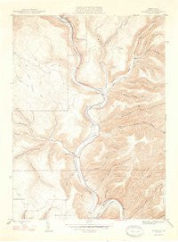 Cameron Pennsylvania Historical topographic map, 1:24000 scale, 7.5 X 7.5 Minute, Year 1947