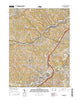 Canonsburg Pennsylvania Current topographic map, 1:24000 scale, 7.5 X 7.5 Minute, Year 2016