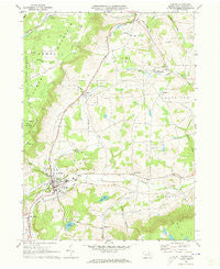 Canton Pennsylvania Historical topographic map, 1:24000 scale, 7.5 X 7.5 Minute, Year 1970