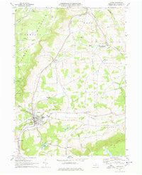 Canton Pennsylvania Historical topographic map, 1:24000 scale, 7.5 X 7.5 Minute, Year 1970