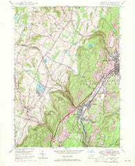 Carbondale Pennsylvania Historical topographic map, 1:24000 scale, 7.5 X 7.5 Minute, Year 1946