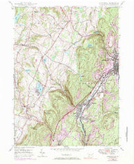 Carbondale Pennsylvania Historical topographic map, 1:24000 scale, 7.5 X 7.5 Minute, Year 1946