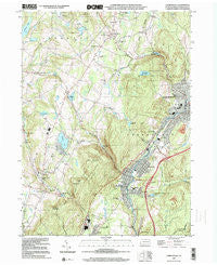Carbondale Pennsylvania Historical topographic map, 1:24000 scale, 7.5 X 7.5 Minute, Year 1999