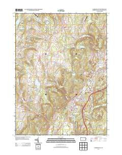 Carbondale Pennsylvania Historical topographic map, 1:24000 scale, 7.5 X 7.5 Minute, Year 2013