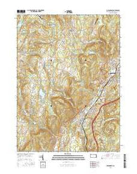 Carbondale Pennsylvania Current topographic map, 1:24000 scale, 7.5 X 7.5 Minute, Year 2016