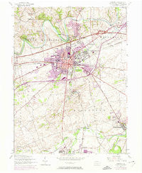 Carlisle Pennsylvania Historical topographic map, 1:24000 scale, 7.5 X 7.5 Minute, Year 1952