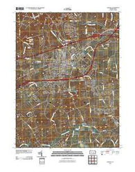 Carlisle Pennsylvania Historical topographic map, 1:24000 scale, 7.5 X 7.5 Minute, Year 2010