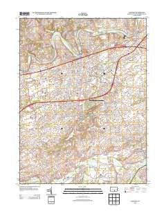 Carlisle Pennsylvania Historical topographic map, 1:24000 scale, 7.5 X 7.5 Minute, Year 2013