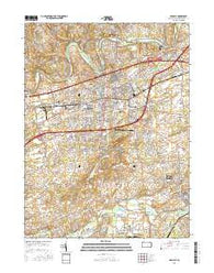 Carlisle Pennsylvania Current topographic map, 1:24000 scale, 7.5 X 7.5 Minute, Year 2016