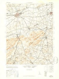 Carlisle Pennsylvania Historical topographic map, 1:62500 scale, 15 X 15 Minute, Year 1943