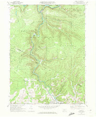 Carman Pennsylvania Historical topographic map, 1:24000 scale, 7.5 X 7.5 Minute, Year 1970