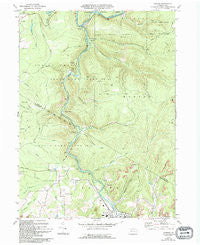 Carman Pennsylvania Historical topographic map, 1:24000 scale, 7.5 X 7.5 Minute, Year 1970