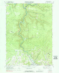 Carman Pennsylvania Historical topographic map, 1:24000 scale, 7.5 X 7.5 Minute, Year 1970