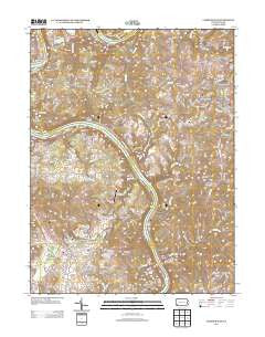 Carmichaels Pennsylvania Historical topographic map, 1:24000 scale, 7.5 X 7.5 Minute, Year 2013