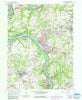Carmichaels Pennsylvania Historical topographic map, 1:24000 scale, 7.5 X 7.5 Minute, Year 1964