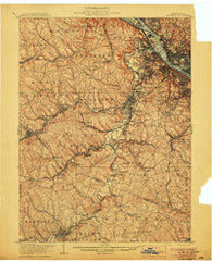 Carnegie Pennsylvania Historical topographic map, 1:62500 scale, 15 X 15 Minute, Year 1906
