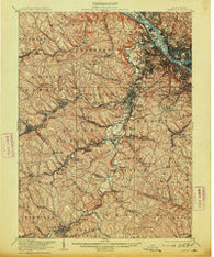 Carnegie Pennsylvania Historical topographic map, 1:62500 scale, 15 X 15 Minute, Year 1906