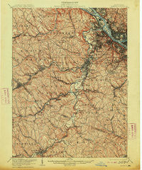 Carnegie Pennsylvania Historical topographic map, 1:62500 scale, 15 X 15 Minute, Year 1906