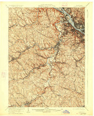 Carnegie Pennsylvania Historical topographic map, 1:62500 scale, 15 X 15 Minute, Year 1906