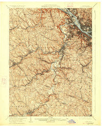 Carnegie Pennsylvania Historical topographic map, 1:62500 scale, 15 X 15 Minute, Year 1906