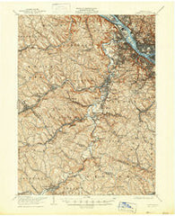 Carnegie Pennsylvania Historical topographic map, 1:62500 scale, 15 X 15 Minute, Year 1906