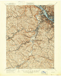 Carnegie Pennsylvania Historical topographic map, 1:62500 scale, 15 X 15 Minute, Year 1906