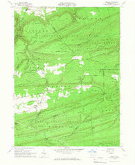 Carroll Pennsylvania Historical topographic map, 1:24000 scale, 7.5 X 7.5 Minute, Year 1965